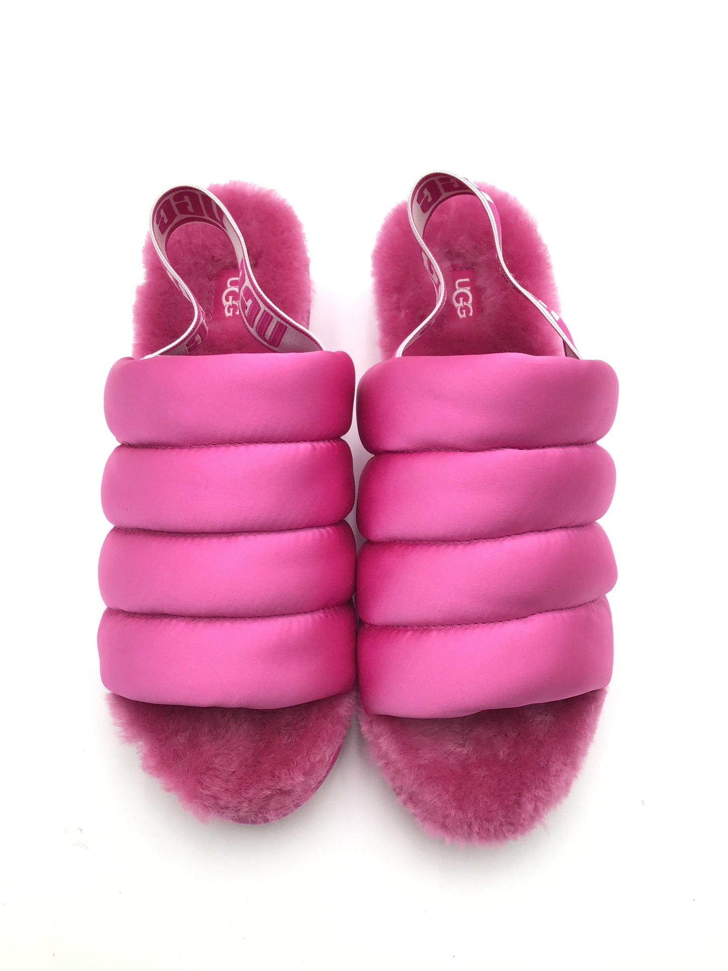 Sandals Designer By Ugg In Pink, Size: 9