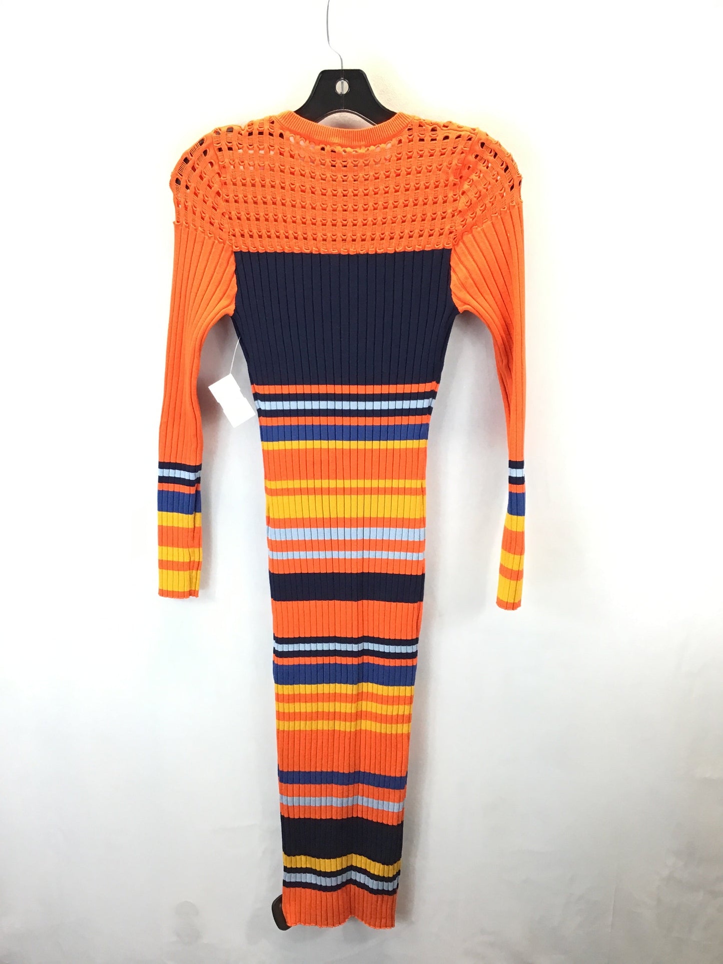 Dress Designer By Karen Millen In Blue & Orange, Size: M