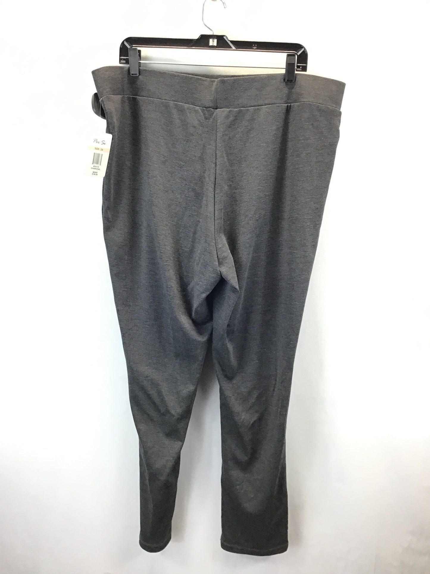 Pants Work/dress By Per Se In Grey, Size: 2x