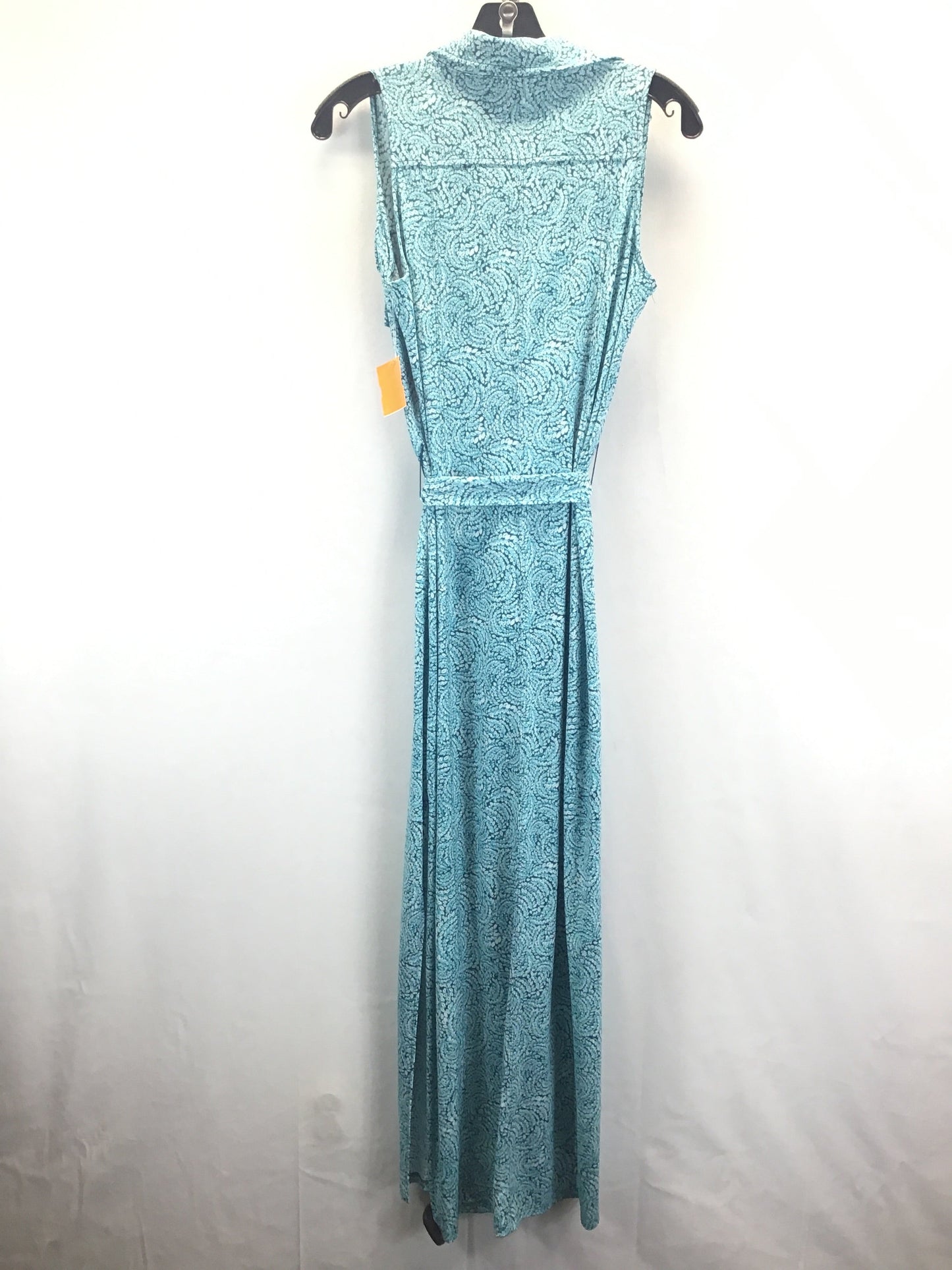 Blue & White Dress Casual Maxi Michael By Michael Kors, Size S