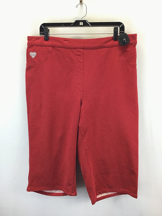 Pants Other By Clothes Mentor In Red, Size: 1x