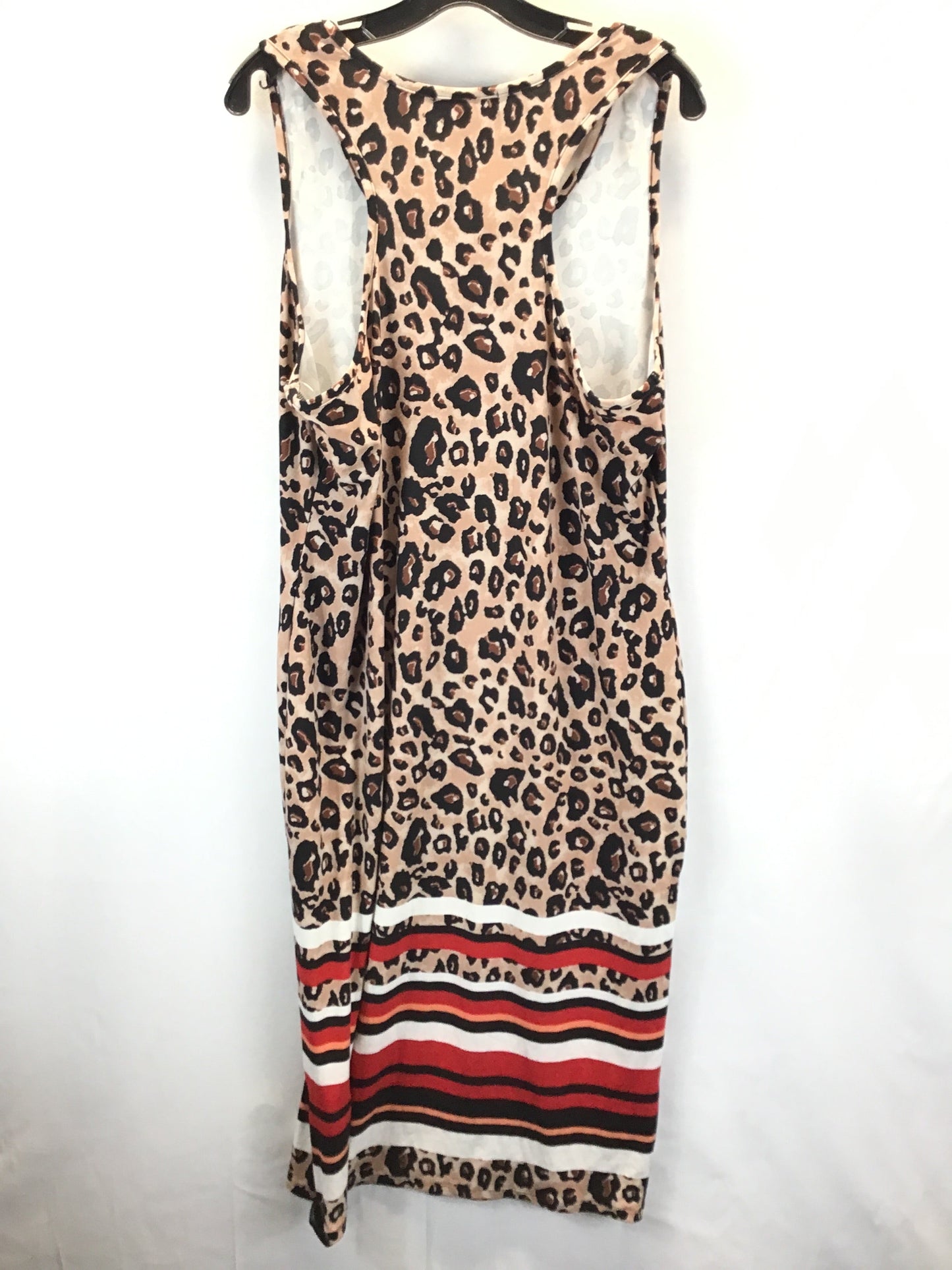 Leopard Print Dress Casual Maxi Derek Heart, Size 2x