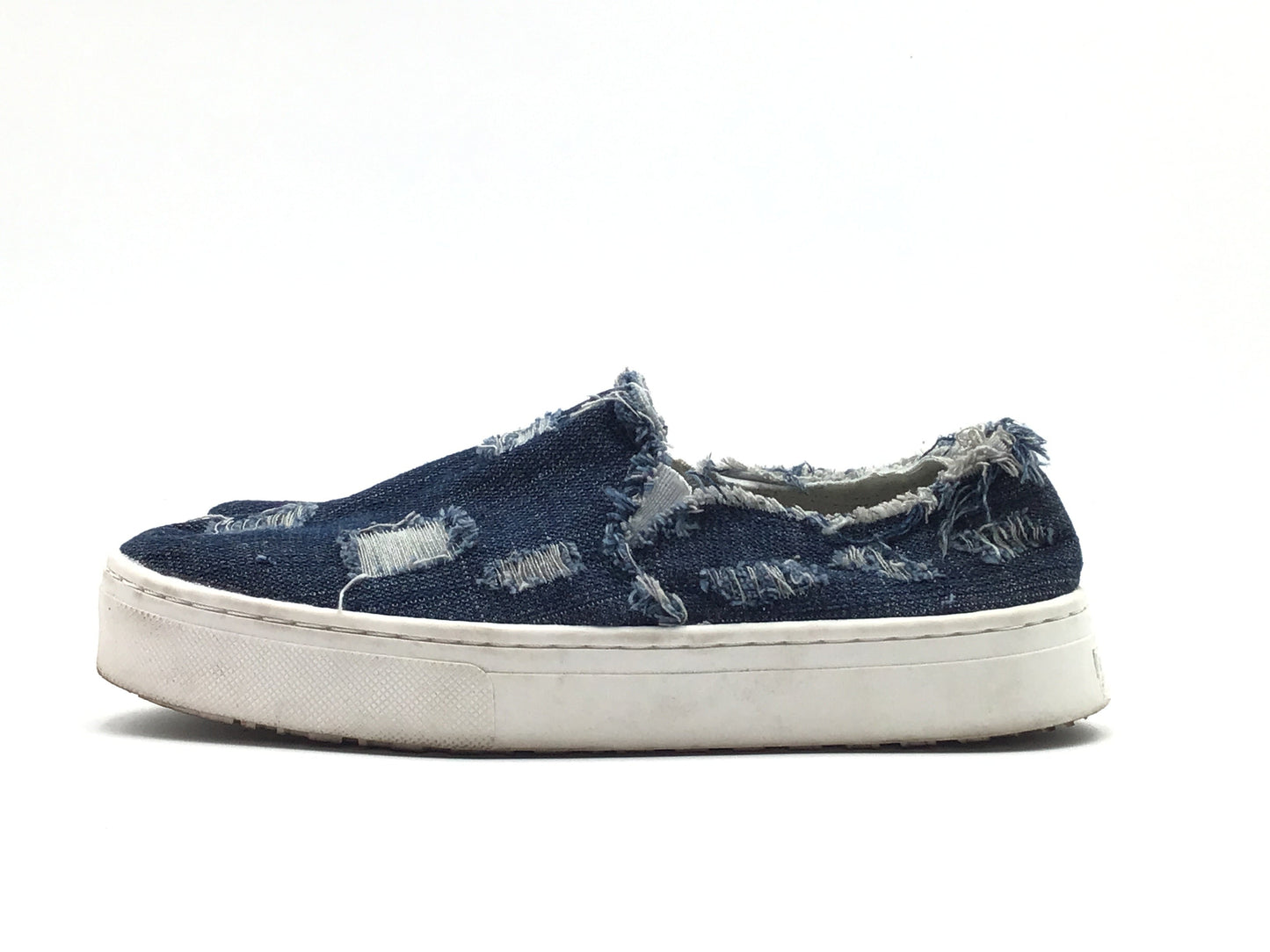 Blue Denim Shoes Sneakers Sam Edelman, Size 7