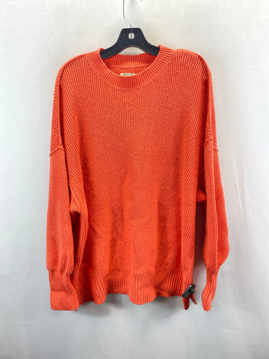 Sweater By Lucky Brand In Orangepink, Size: M