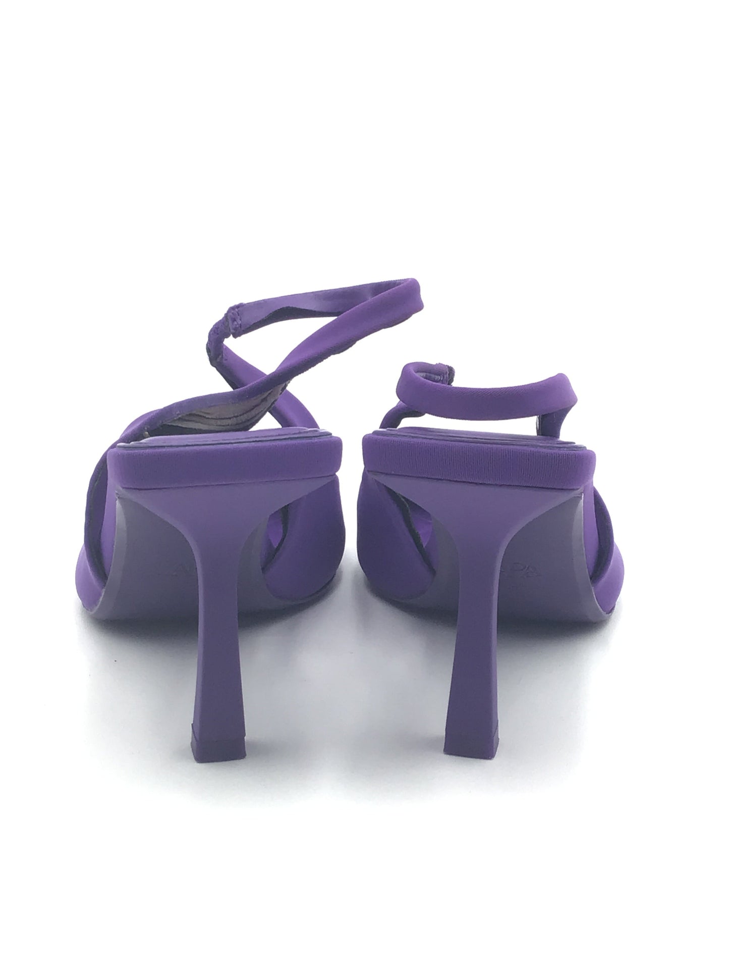 Purple Shoes Heels Stiletto Zara, Size 7
