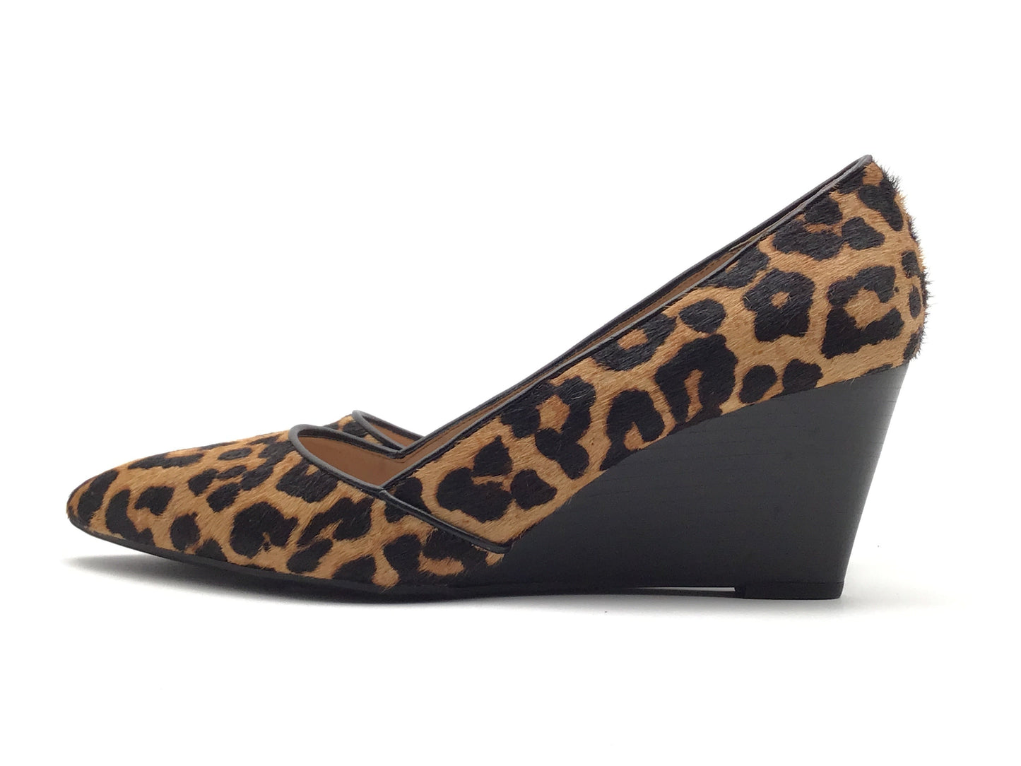 Shoes Heels Wedge By Franco Sarto In Leopard Print, Size: 10