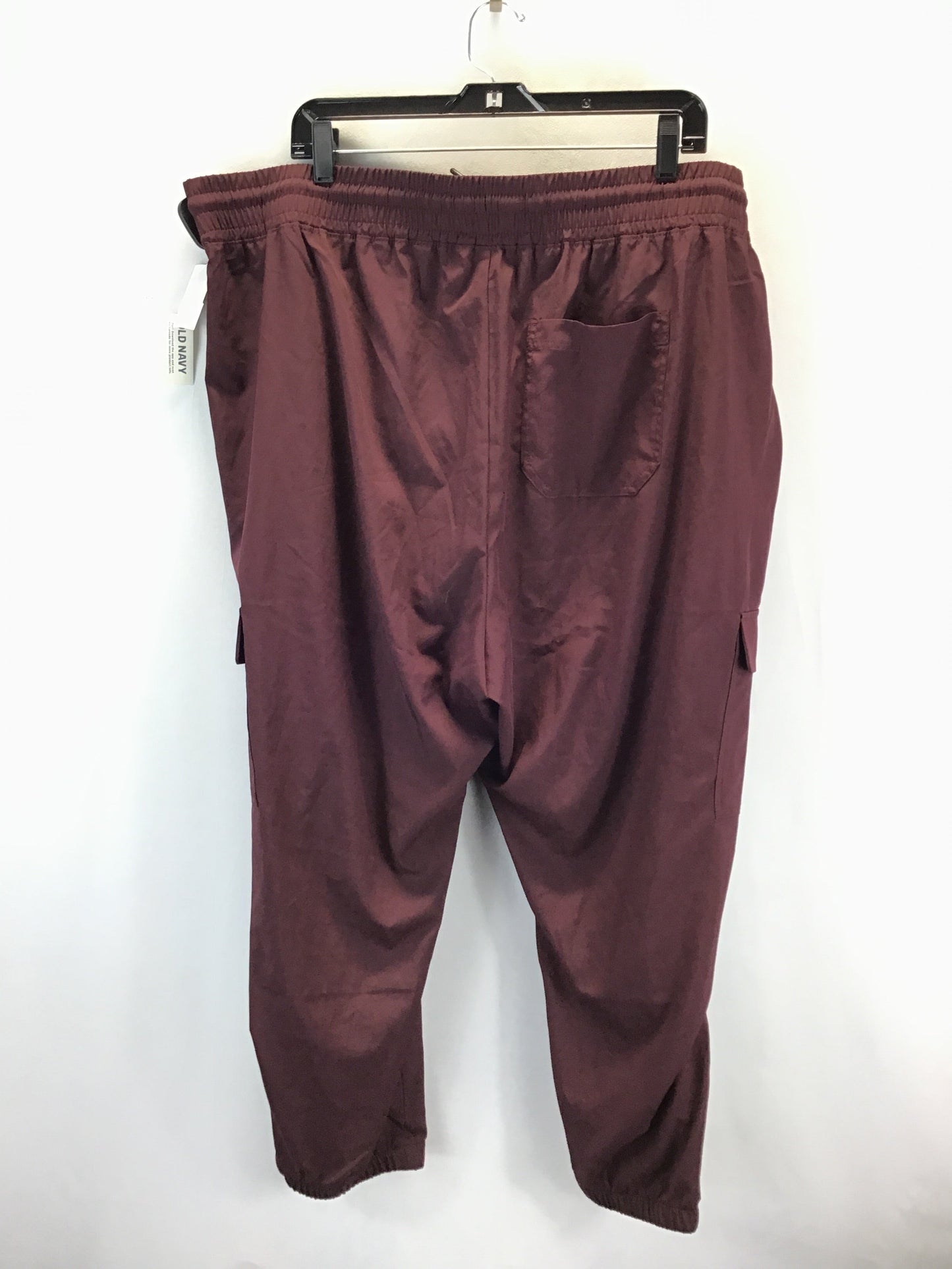 Athletic Pants By Old Navy In Maroon, Size: Xxl