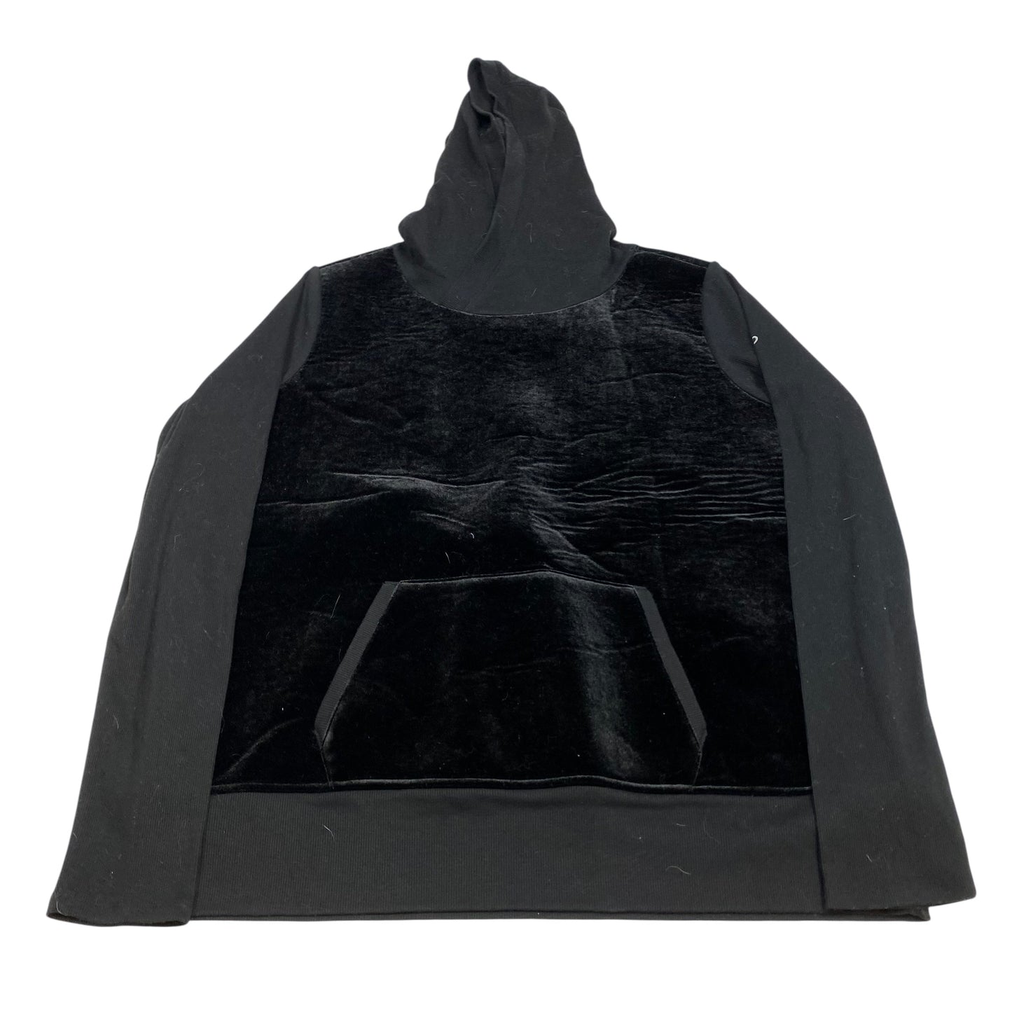 Athletic Sweatshirt Hoodie By Alo In Black, Size:L