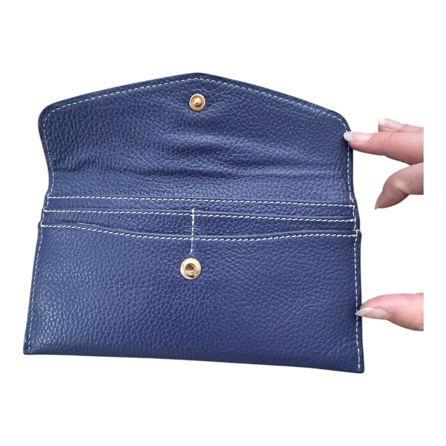 Wallet Designer By Dooney And Bourke In Blue, Size:Large