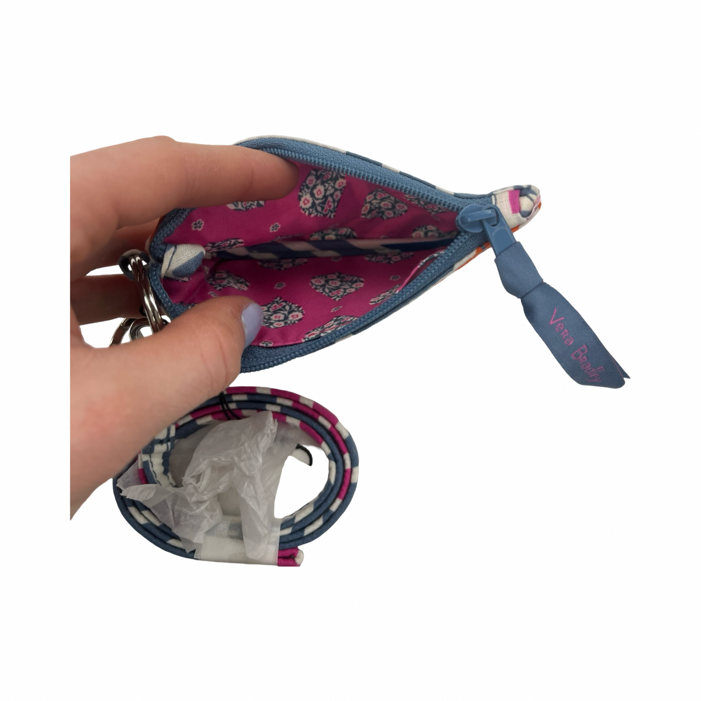 ID/CARD HOLDER by VERA BRADLEY In GEOMETRIC PATTERN, Size: SMALL