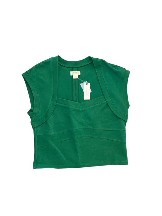 Top Sleeveless By Maeve In Green, Size:L