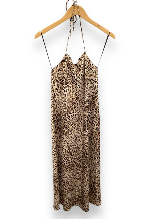 Animal Print Dress Casual Midi Banana Republic, Size Xs