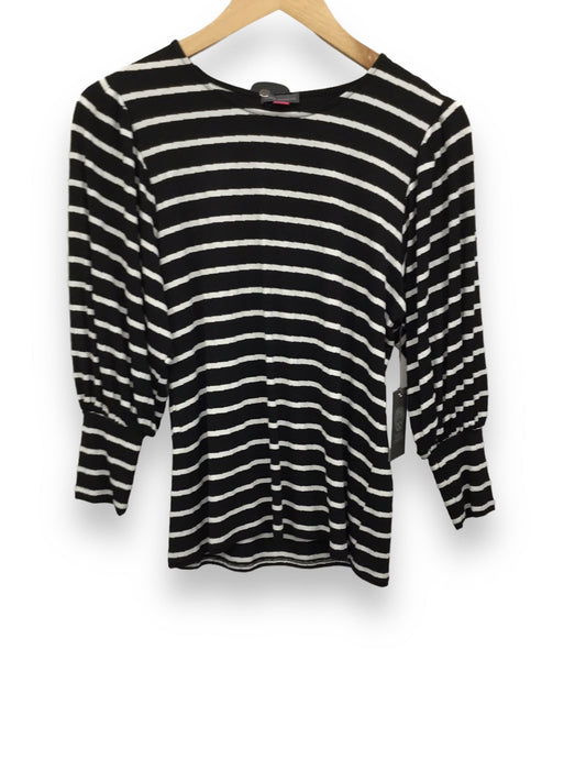 Top 3/4 Sleeve By Vince Camuto In Black, Size: S