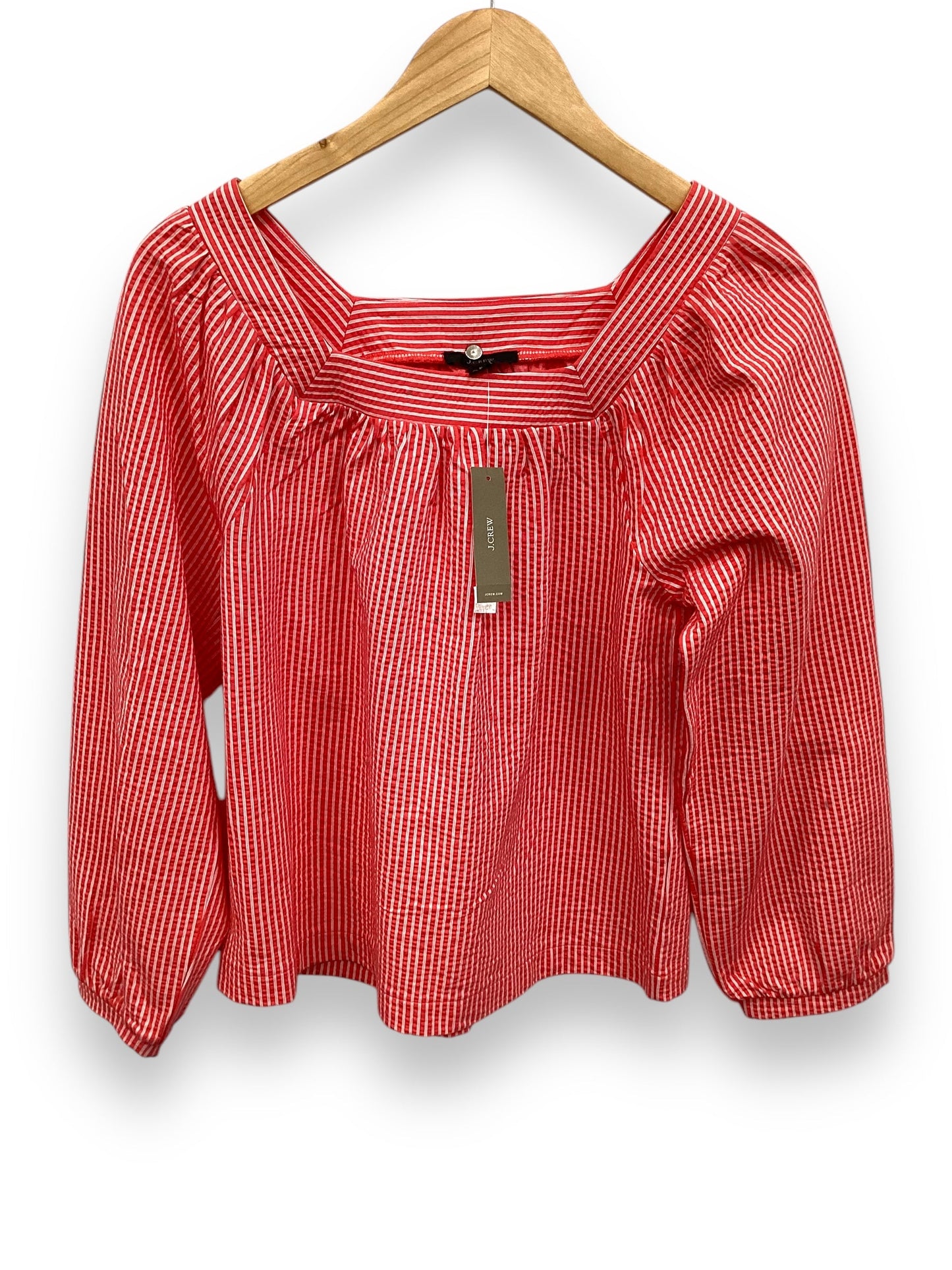 Top Long Sleeve By J. Crew In Pink, Size: S