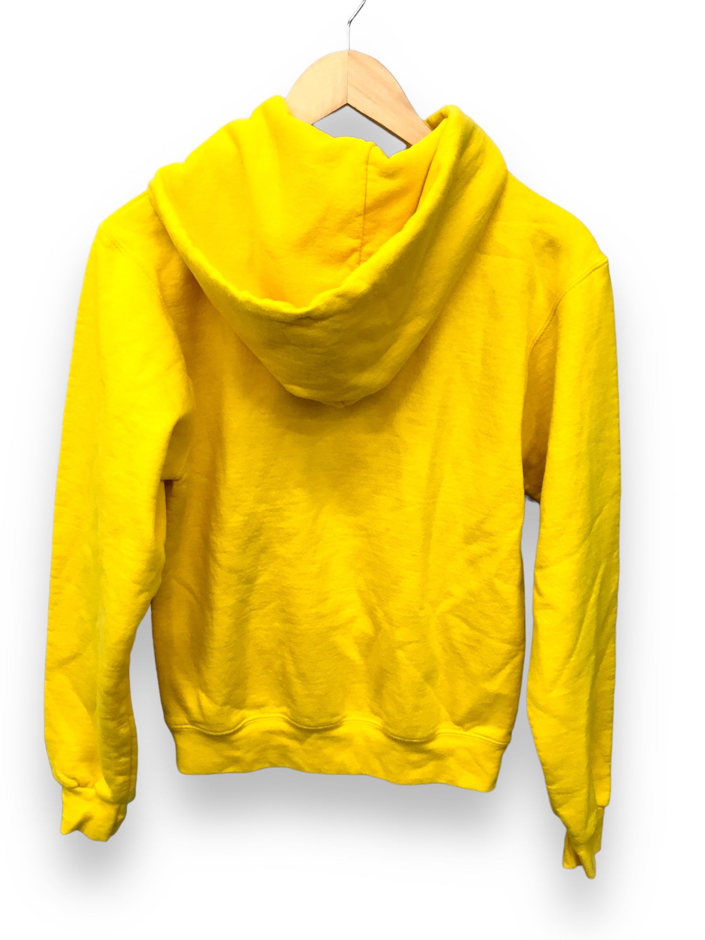 Yellow Sweatshirt Hoodie Champion, Size Xs