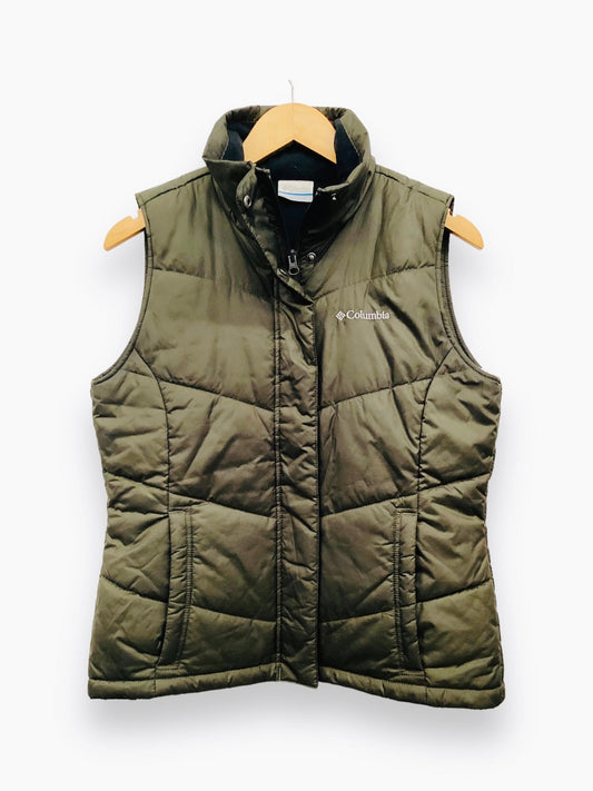 Green Vest Puffer & Quilted Columbia, Size M