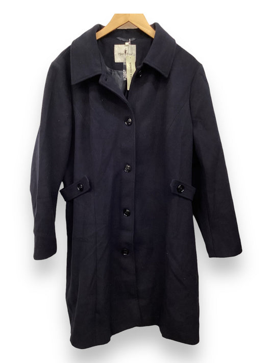 Navy Coat Peacoat Agnes Orinda, Size 3x