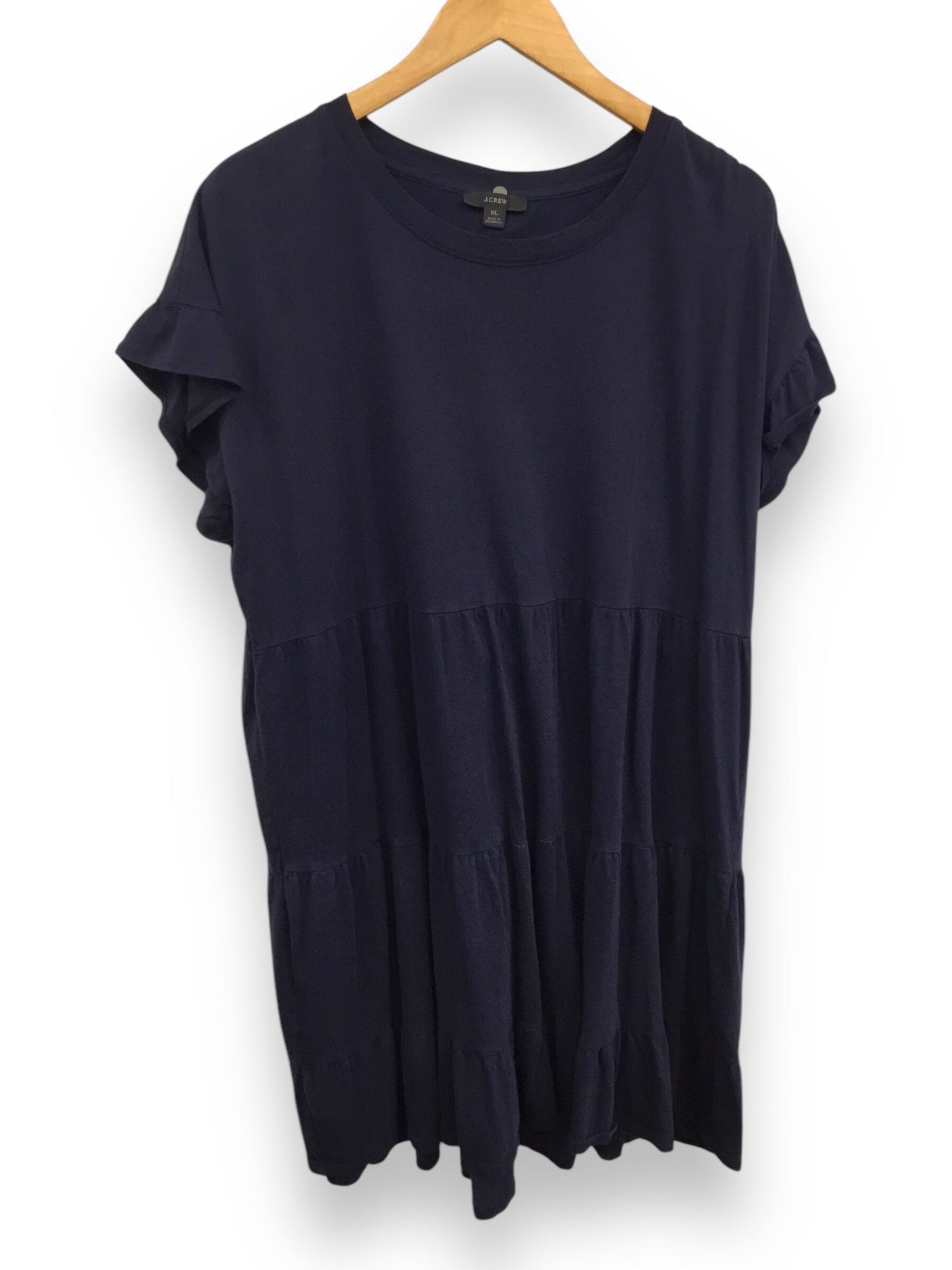 Dress Casual Midi By J. Crew In Navy, Size: Xl