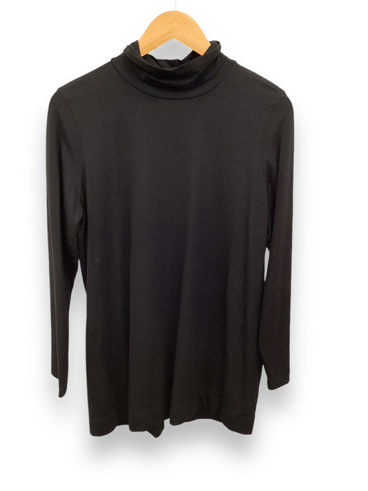 Top Long Sleeve Basic By J. Jill In Black, Size: L