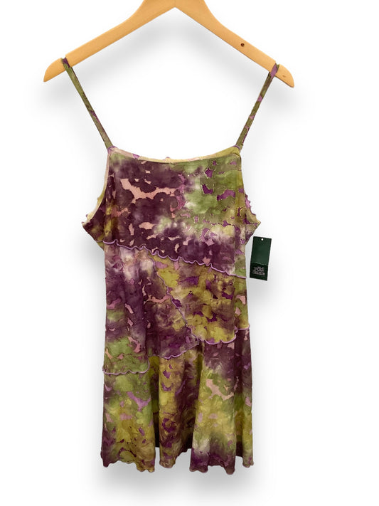Purple Dress Casual Midi Wild Fable, Size L