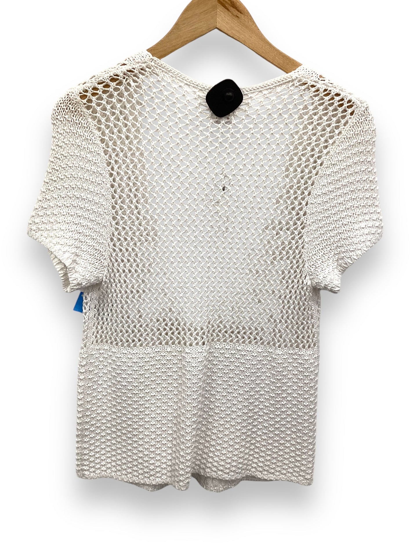 Sweater By Chicos In White, Size: L