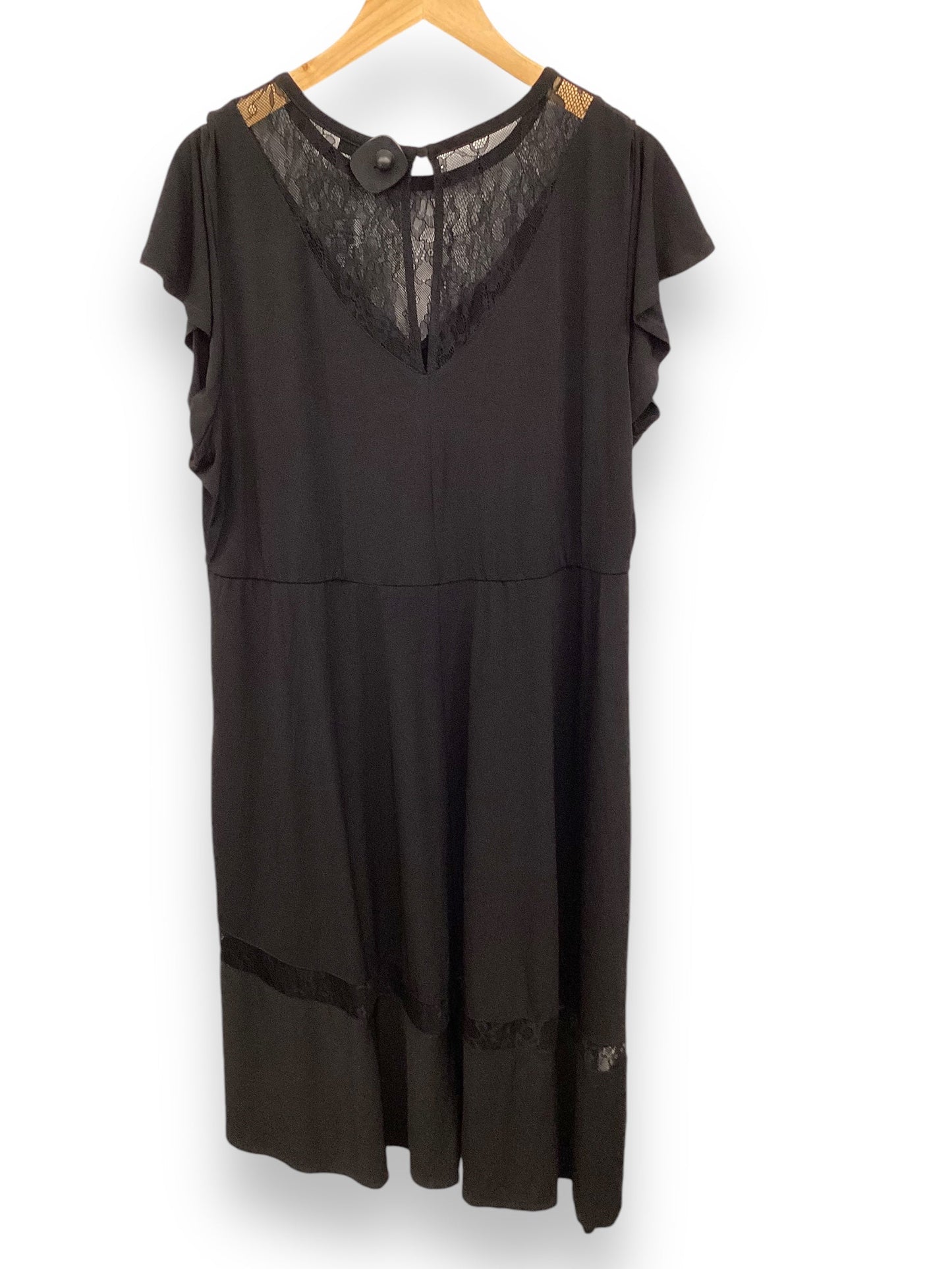 Dress Casual Midi By Torrid In Black, Size: 3x