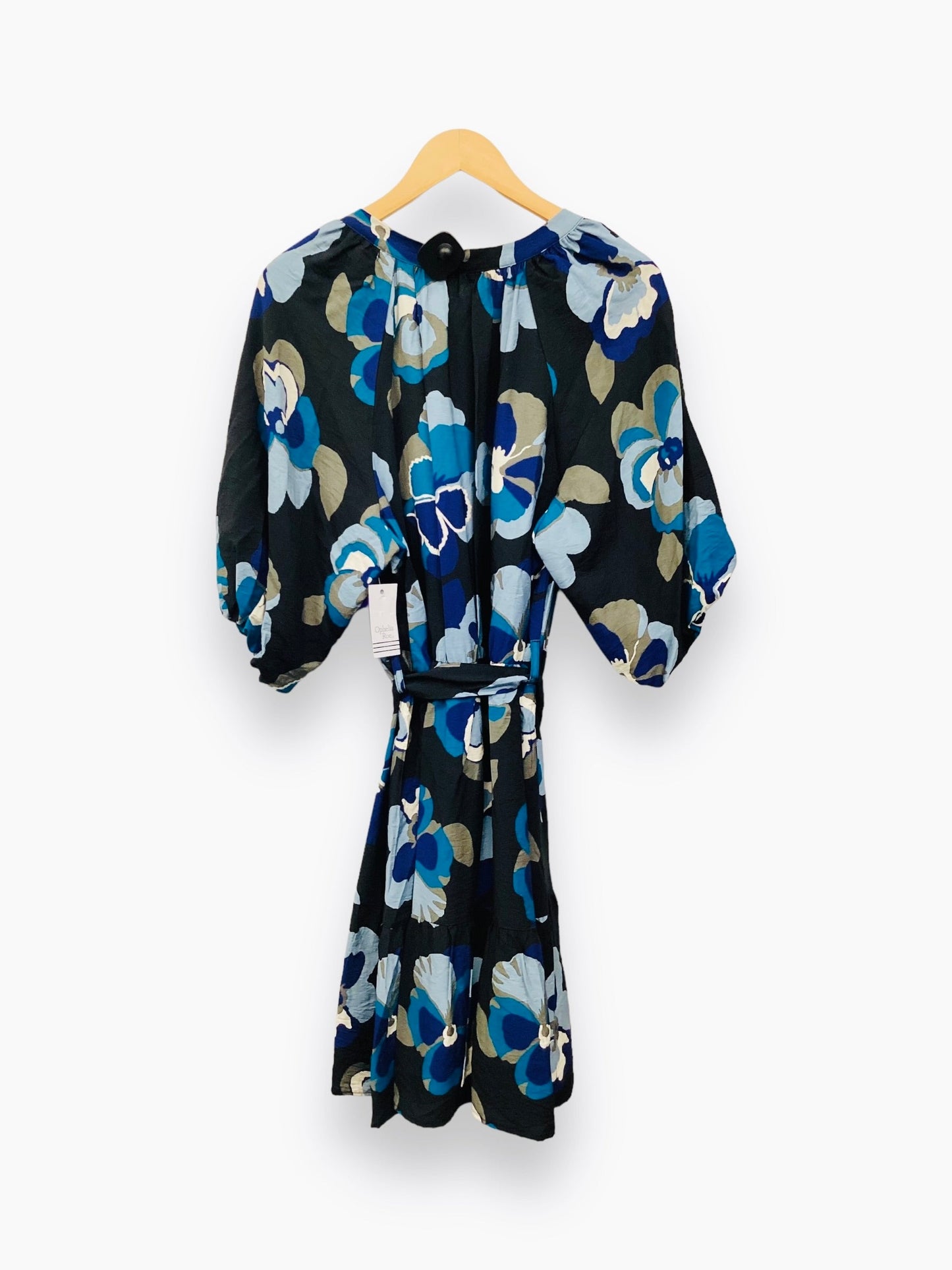 NWT Black & Blue Dress Casual Midi Ophelia Roe, Size 1x