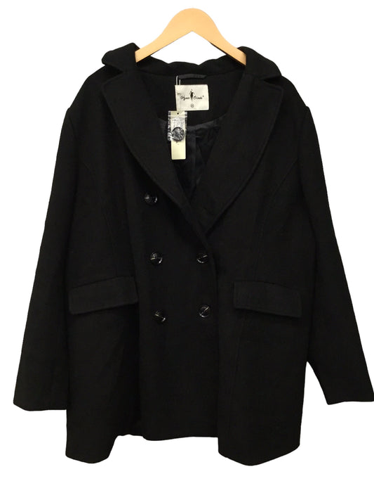 NWT Black Coat Peacoat Agnes Orinda, Size 4x