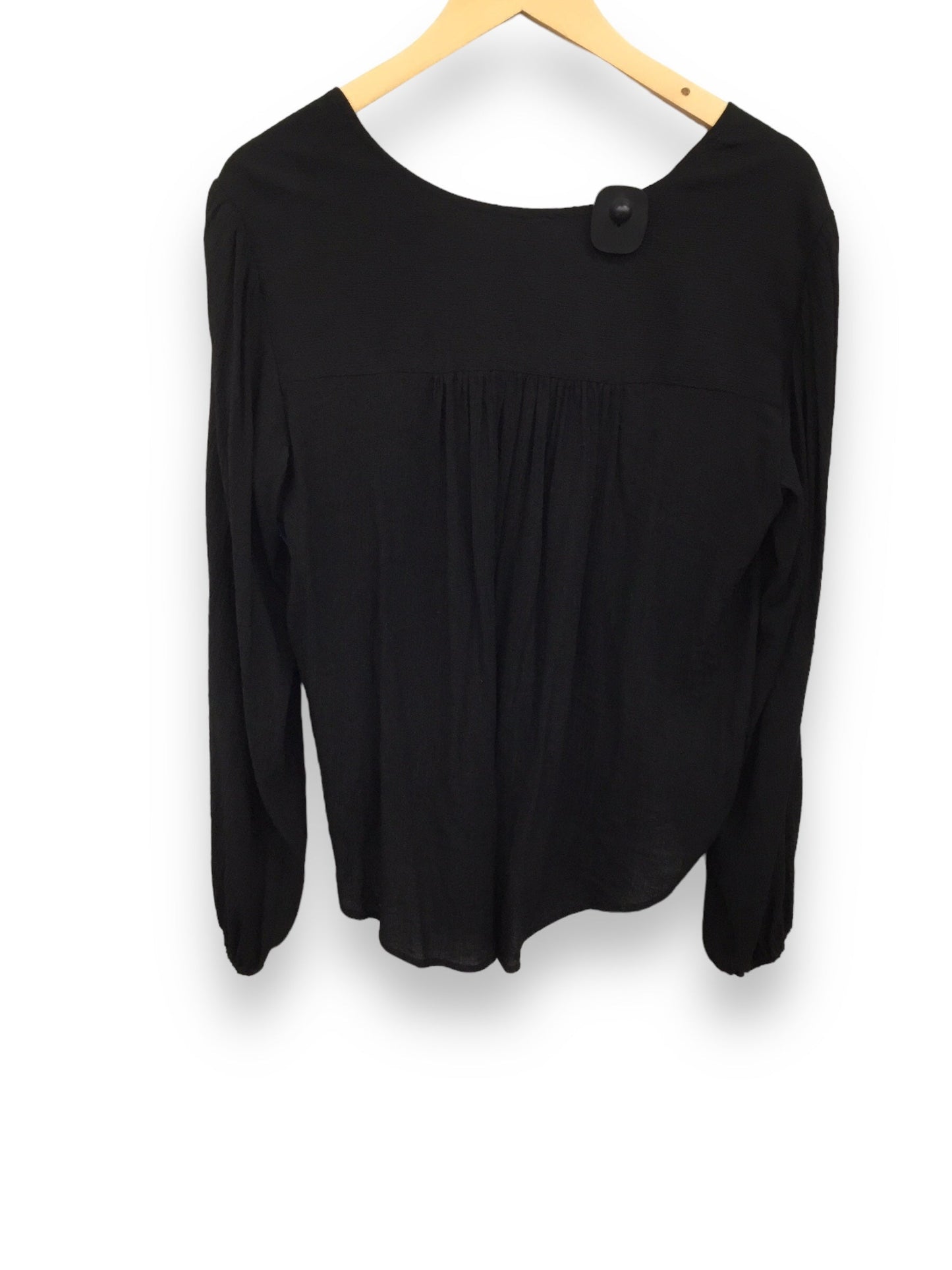 Black Top Long Sleeve Free People, Size S