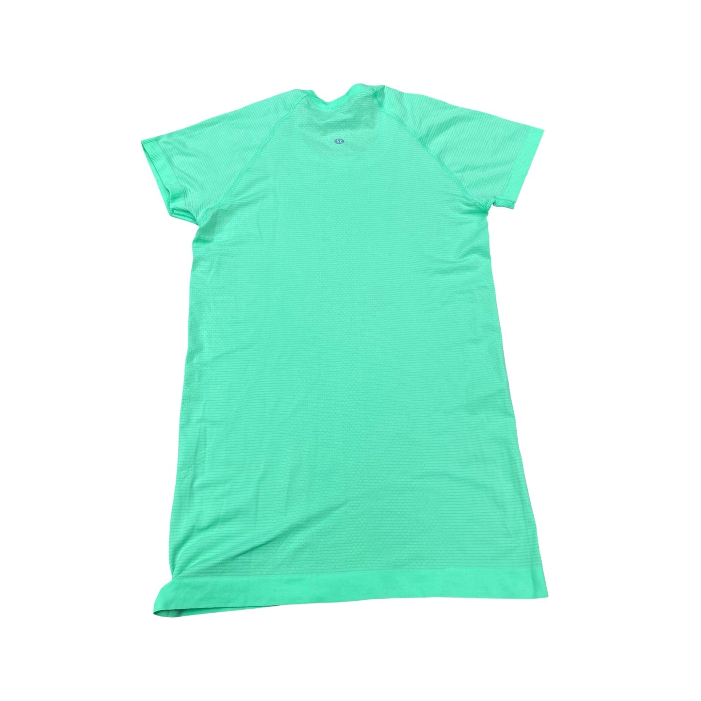 Athletic Top Ss By Lululemon In Green, Size:6