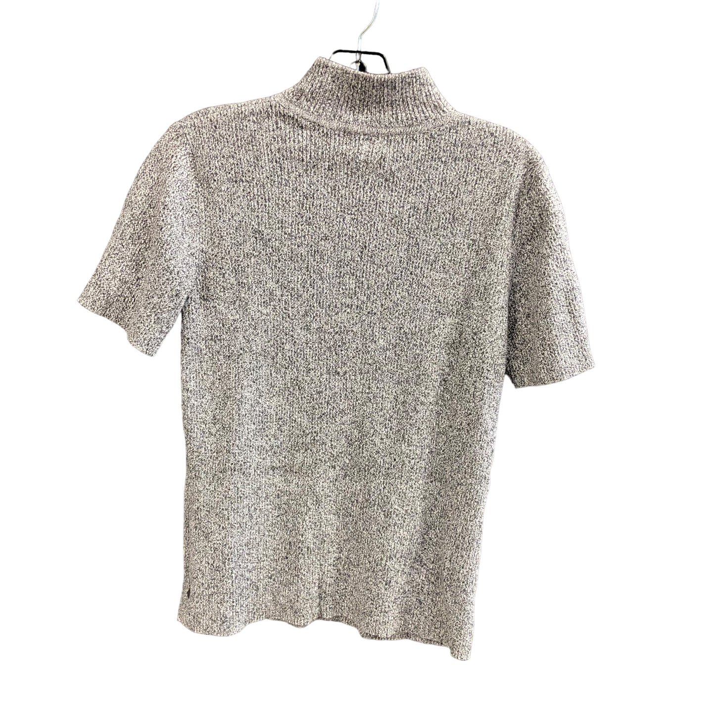 Black & Grey Sweater Short Sleeve Style And Company, Size M