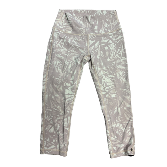 Pink & White Athletic Capris Lululemon, Size 8