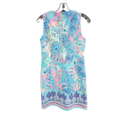 Blue & Pink Dress Designer Lilly Pulitzer, Size 2