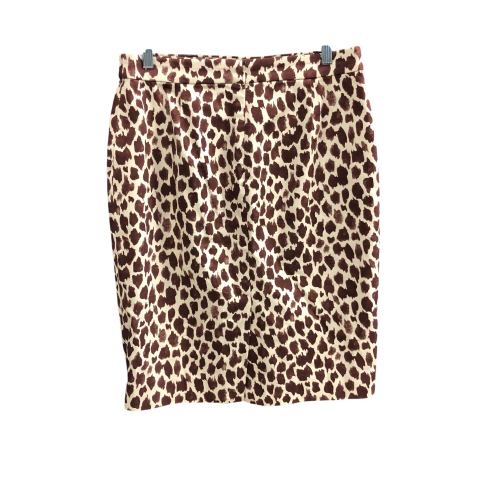 Skirt Mini & Short By J. Crew In Animal Print, Size: 8