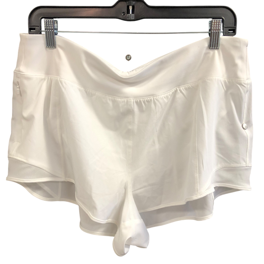 Athletic Shorts By Avia In White, Size: L