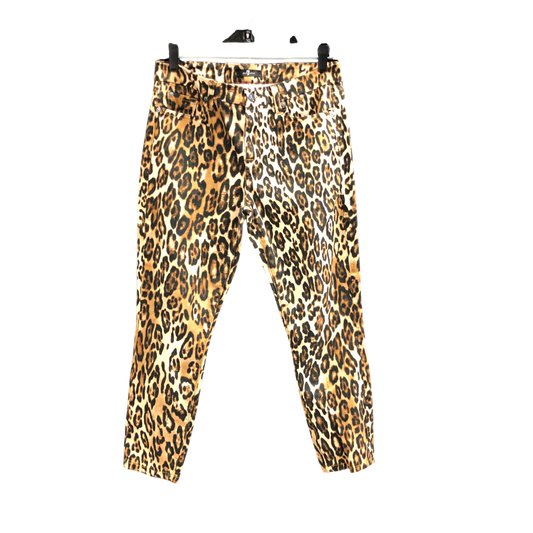 Pants Designer By 7 For All Mankind In Animal Print, Size: 10