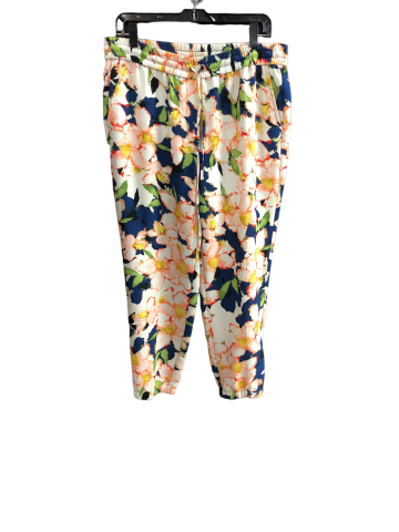 Floral Pants Joggers J Crew O, Size 12