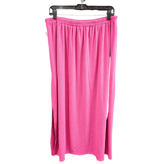 Pink Skirt Maxi Eloquii, Size L