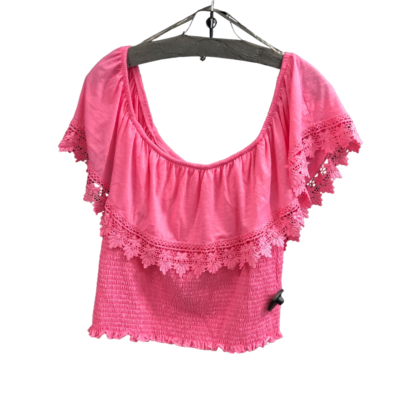 Pink Top Sleeveless PAPER TEE, Size 3x