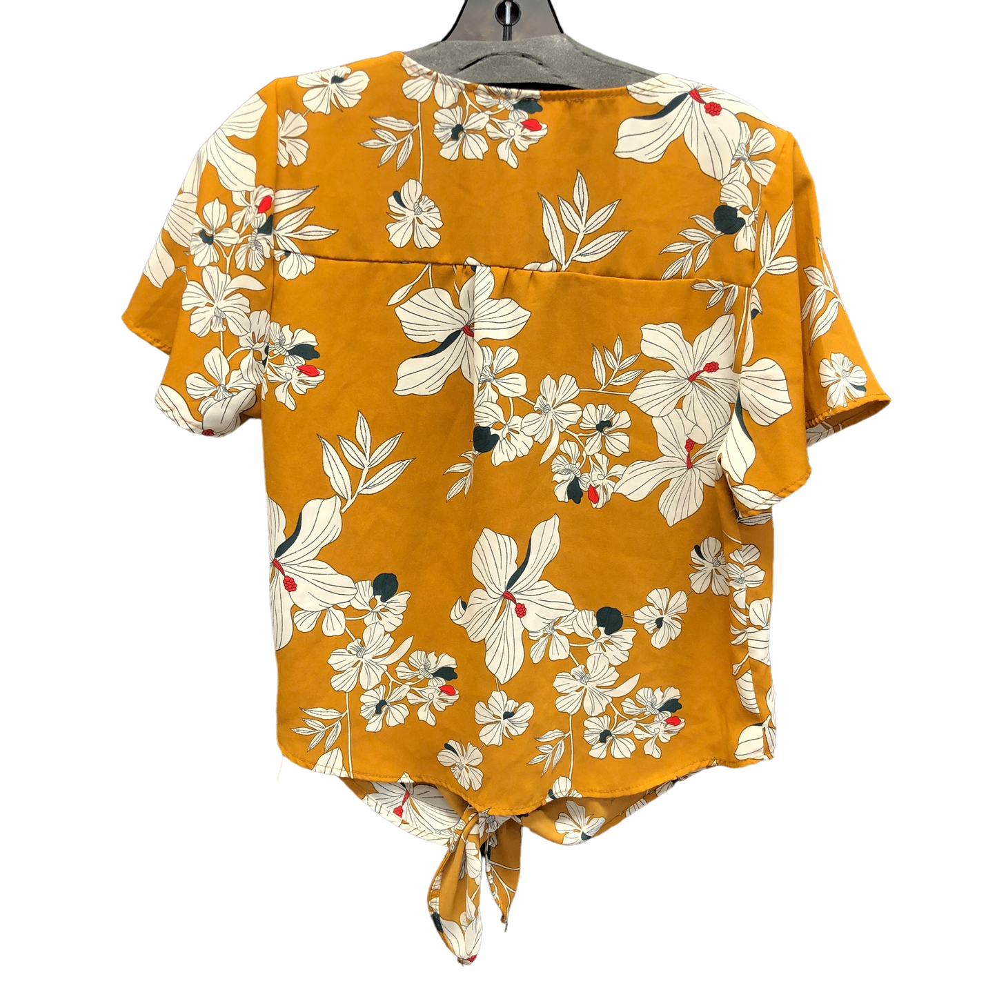 Yellow Top Short Sleeve Urban Romantics, Size M