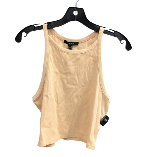 Top Sleeveless By Forever 21 In Cream, Size: Xl