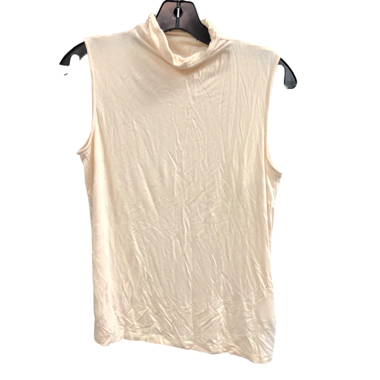 Top Sleeveless By Banana Republic In Cream, Size: Xs