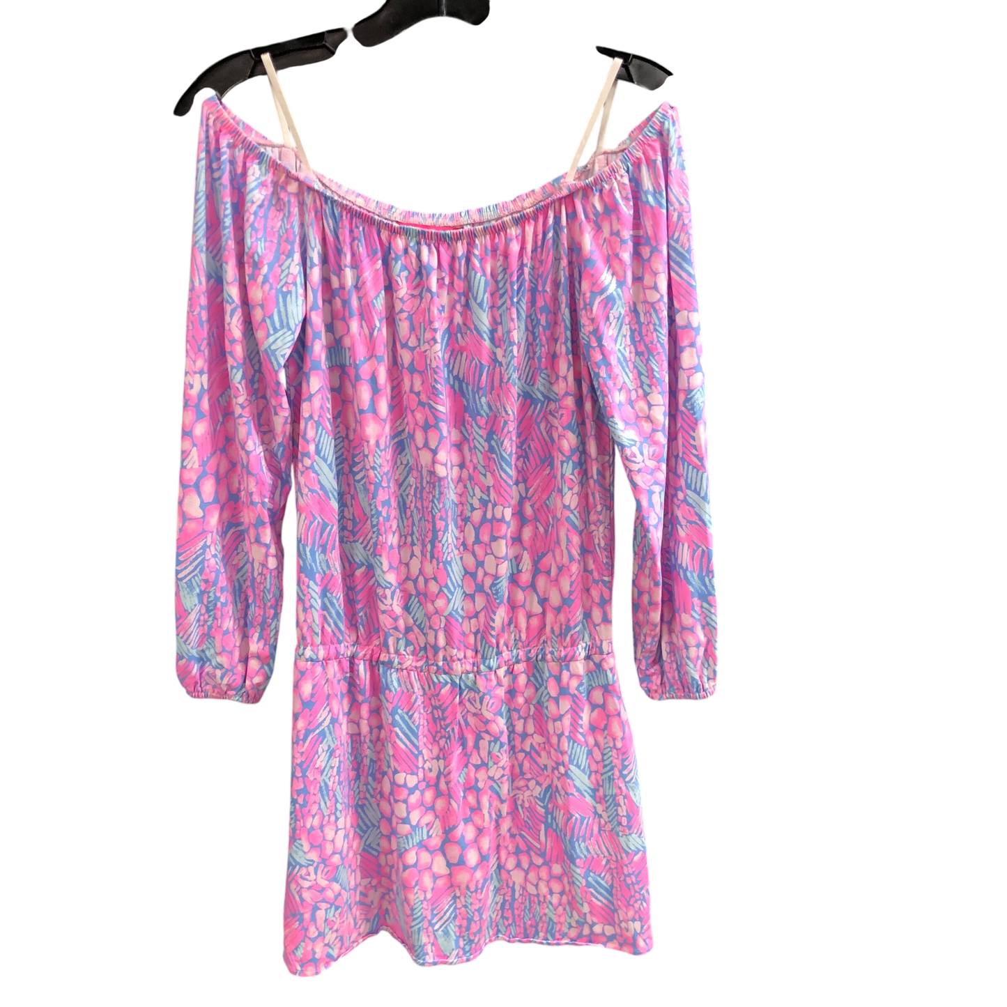 ROMPER DESIGNER BLUE & PINK BY LILLY PULITZER SIZE: XS