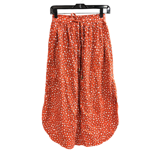 Skirt Designer By The Odells In Orange, Size: Xs