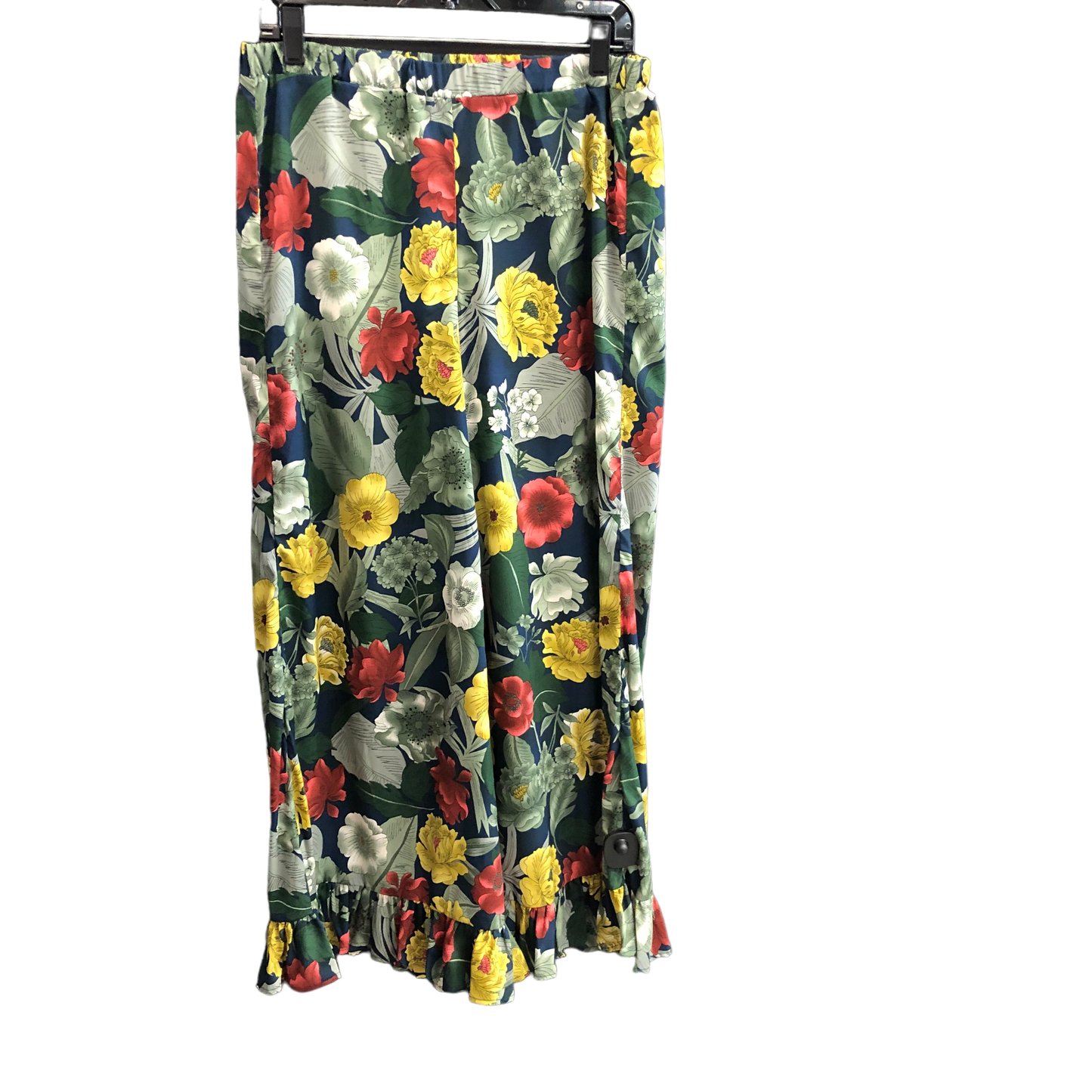 Floral Print Pants Dress Chelsea And Theodore, Size M