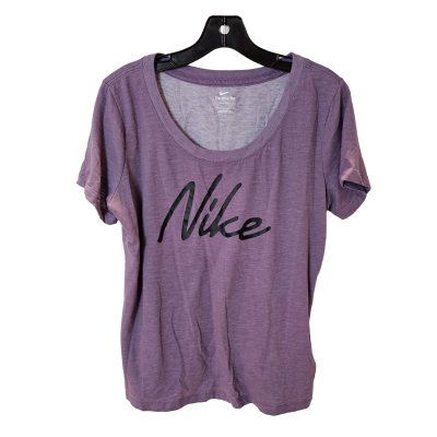 Top Short Sleeve Designer By Nike  Size: L