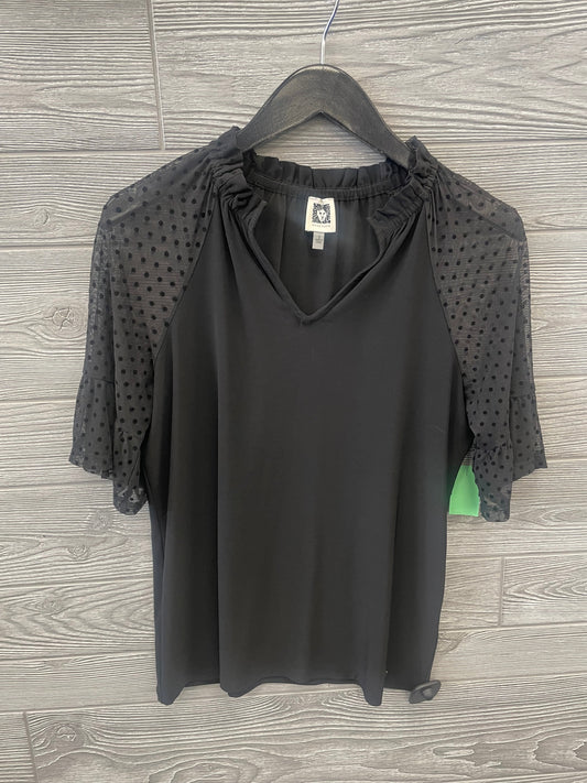 Blouse Short Sleeve By Anne Klein  Size: S