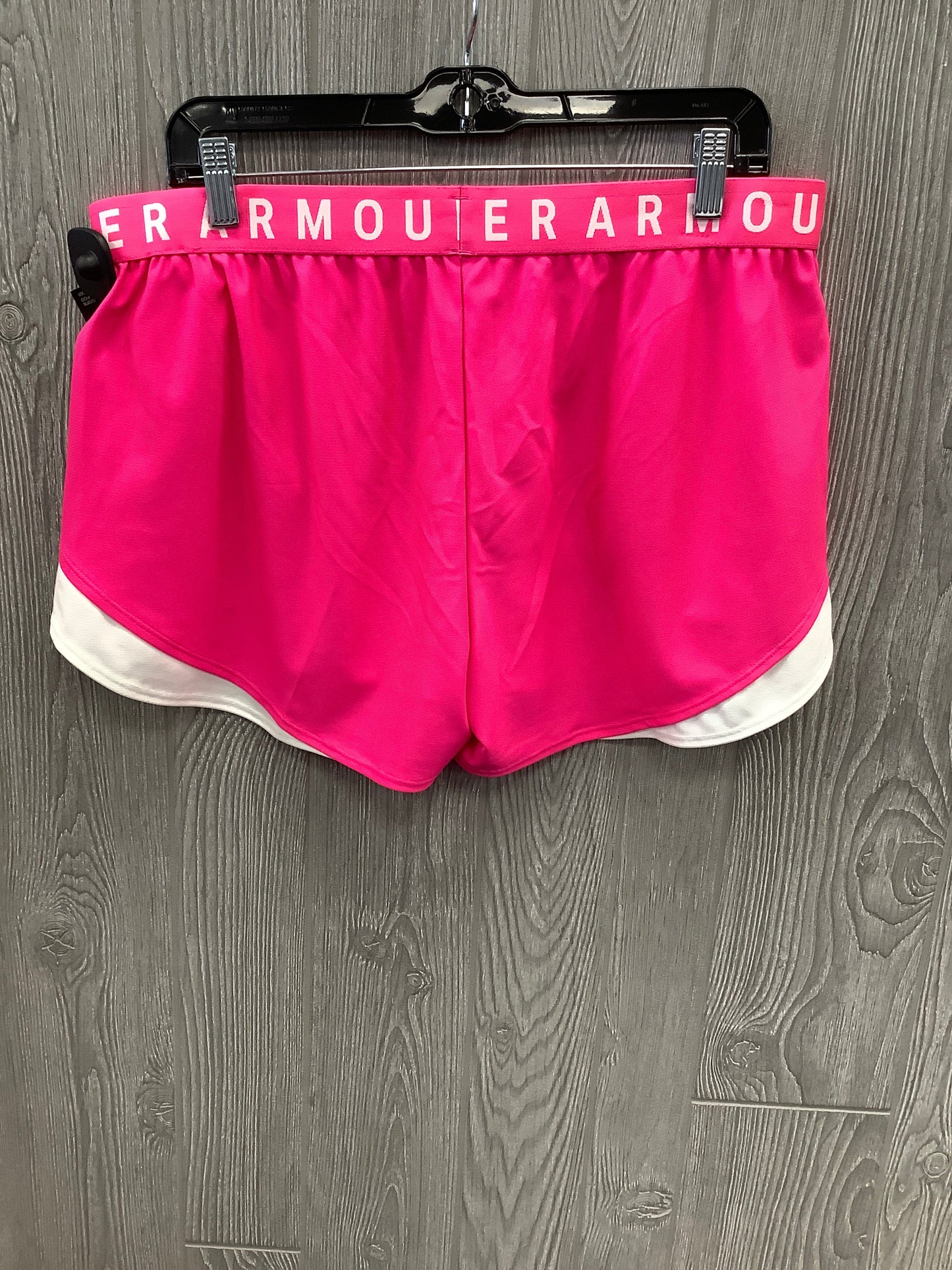 Pink Athletic Shorts Under Armour, Size Xl