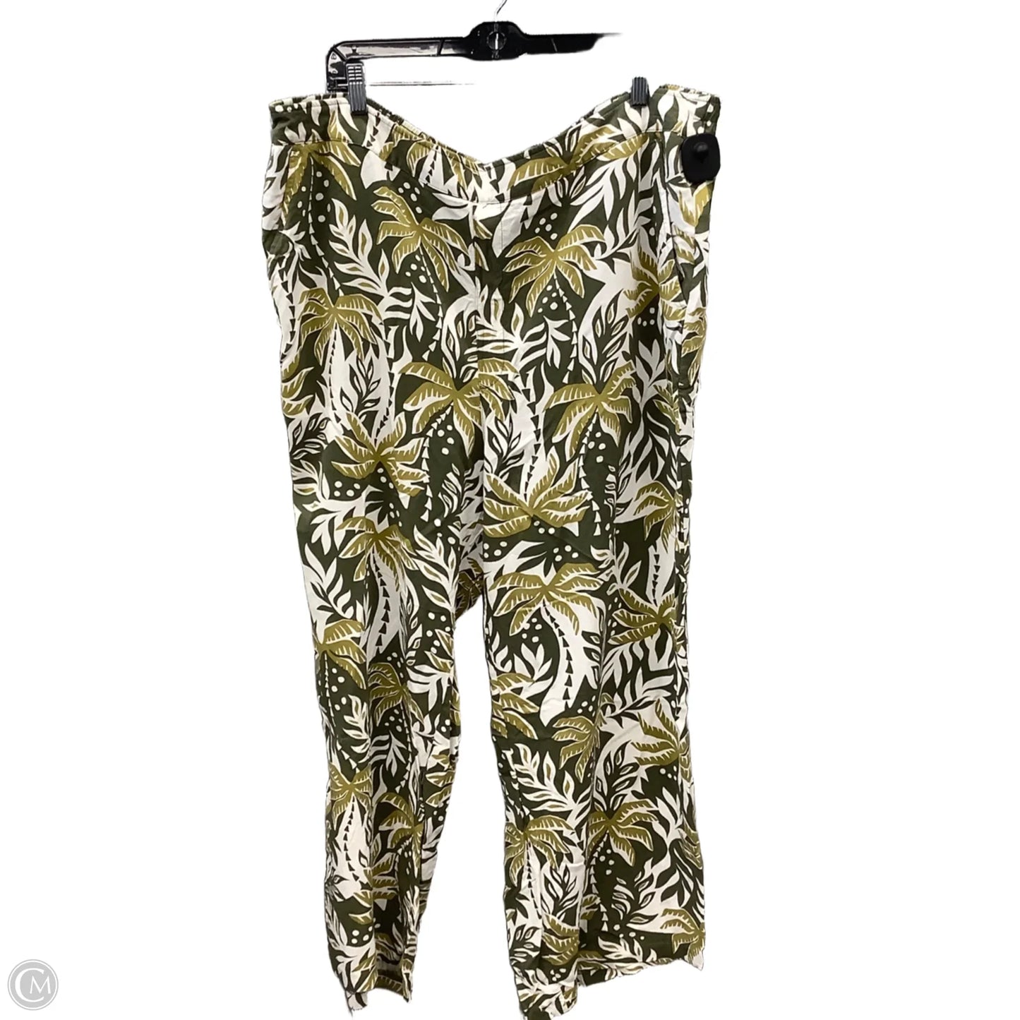 Pants Wide Leg By Old Navy In Green, Size: 3x