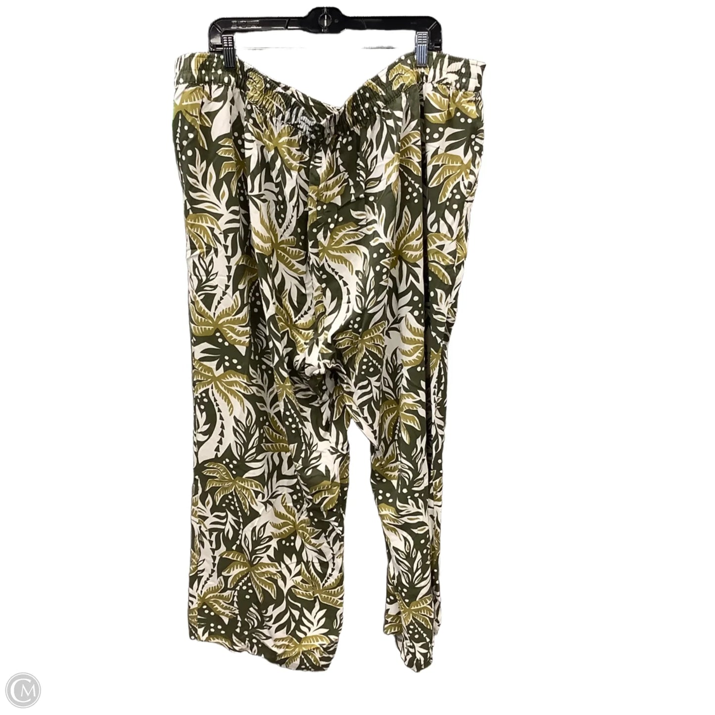 Pants Wide Leg By Old Navy In Green, Size: 3x